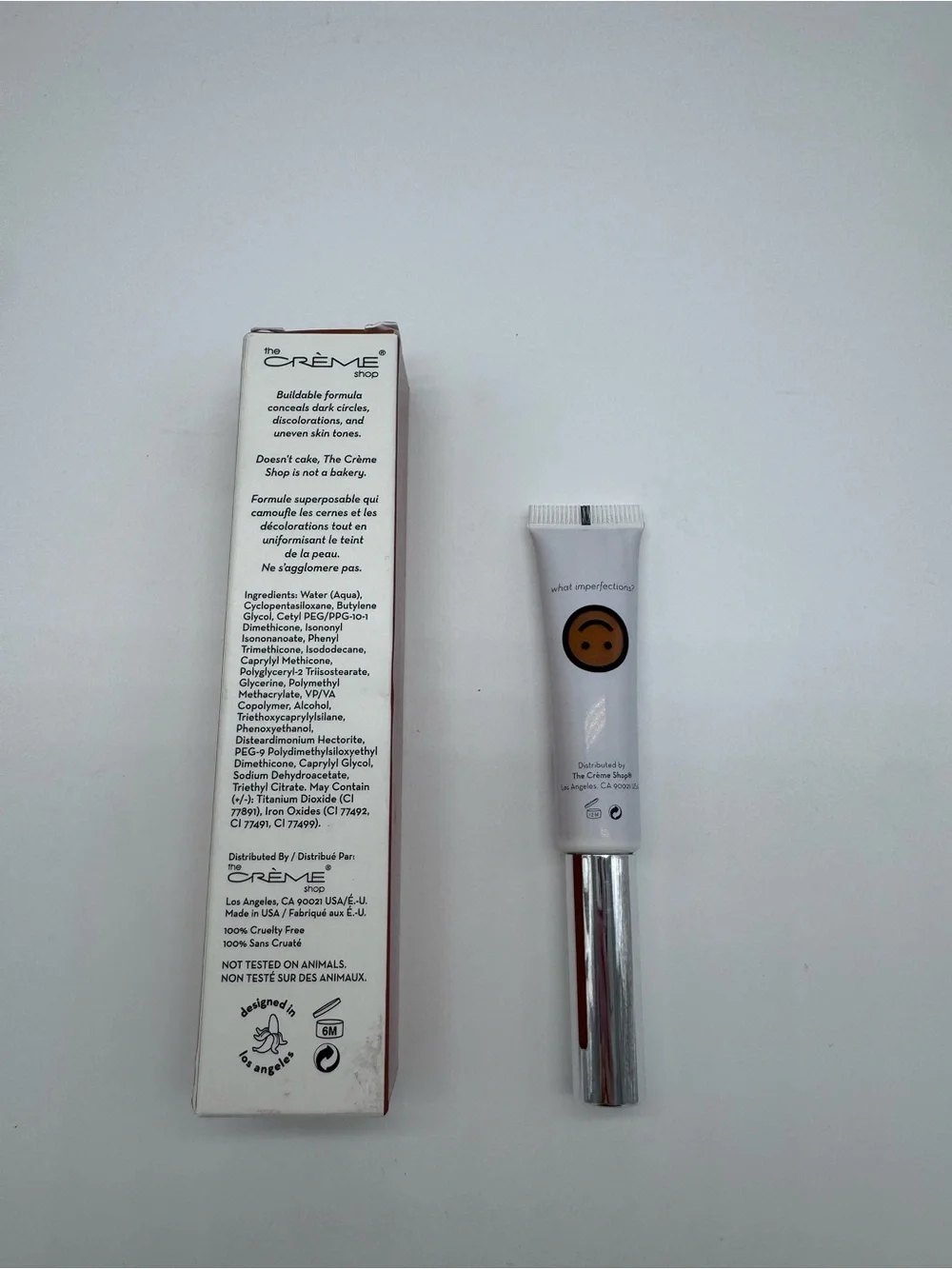 The Crème Shop Cover Story Full Coverage Concealer – Deep | New In Box